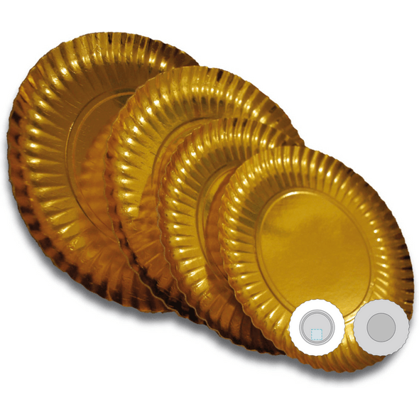 Golden Cardboard Trays